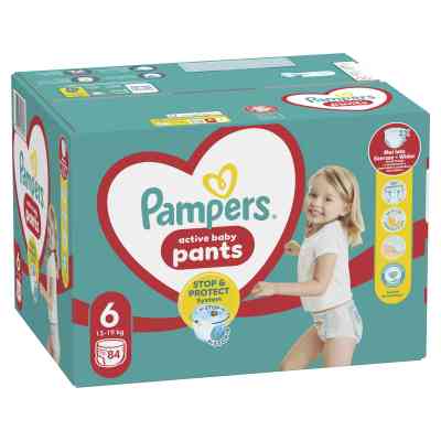 Подгузники Pampers трусики Pants Giant Размер 6 (14-19 кг) 84 шт. (8006540069530) Винница