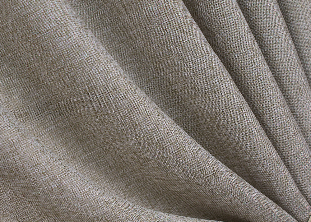 Комплект коротких штор VR-Textil Льон Мішковина № 113ш 130х170 см 2 шт Світло-кавовий (35-0116) Київ - фото 7