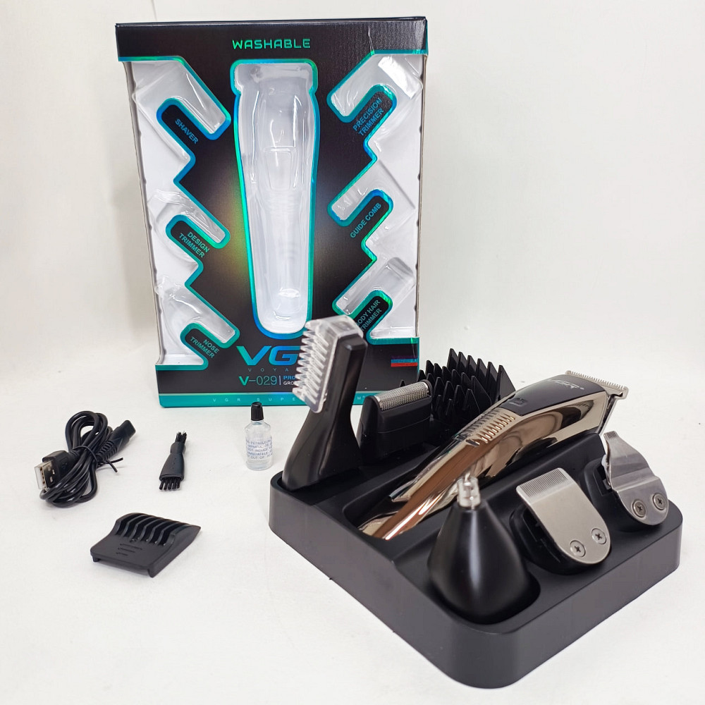 Чоловічий тример для окантовки, Акумуляторна машинка-тример для стрижки волосся Тример скронь HX-93 Львів - фото 7