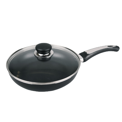 Сковорідка d26см з кришкою індукційне дно чорна MR-1203-26 Maestro Житомир - изображение 1