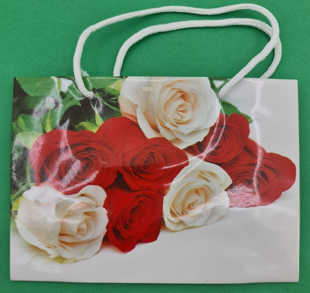 Пакет бумажный малый горизонтальный 11/18/5(арт М010) (12 шт) Харьков - изображение 3