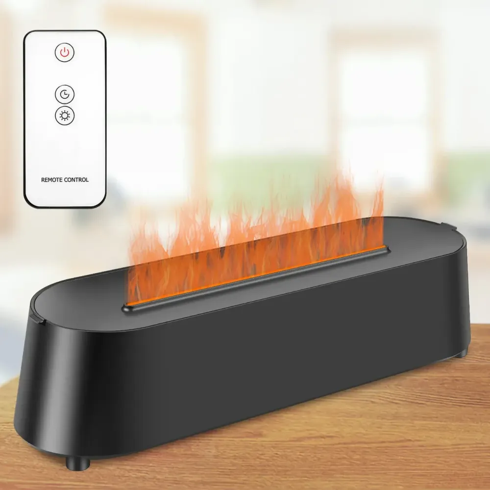 Зволожувач повітря з імітацією вогню, з ароматизацією, безшумна робота, для дому та офісу Одеса - фото 1