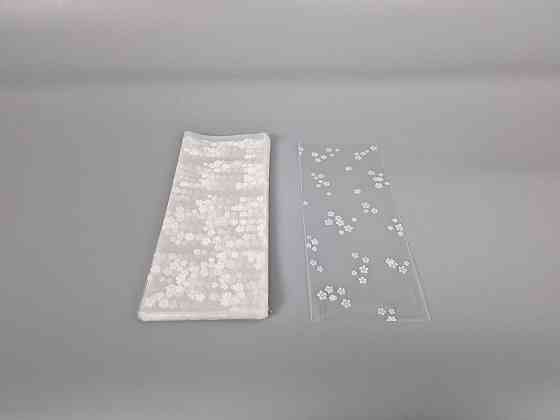 Пакет із малюнком для пакування подарунків (10*25) No09027 (2) "Квіти" (100 шт.) Харків