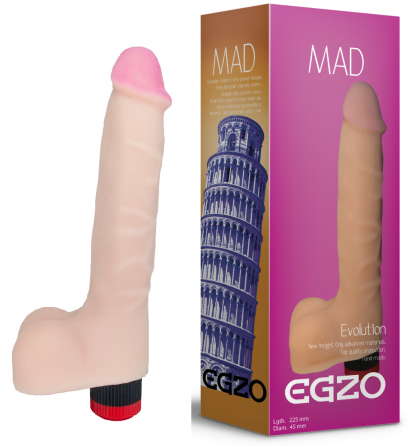 Вібратор EGZO Ciberskin V001 ( 22,5 см х 4,5 см ) Sex Aura Київ