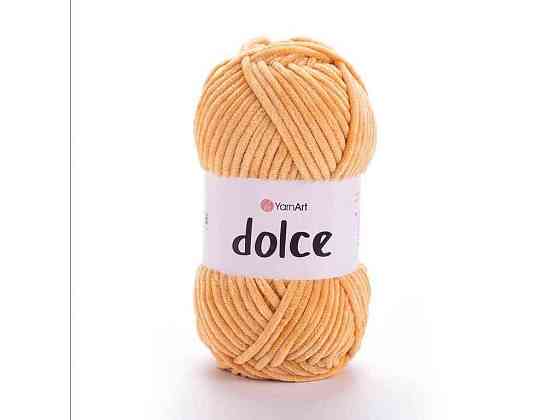Пряжа Dolce рудий 100% мікрополіестр 120м 100г 5шт/уп 854 ТМ YarnArt Київ