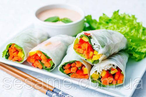Рисовий папір для спринг-ролів Rice Paper TUFOCO 30+л д.22см 340г (В'єтнам) Харків - фото 4