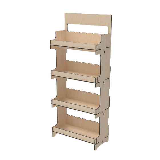 Стеллаж из фанеры EKOSTAR 640х300х1500 Киев