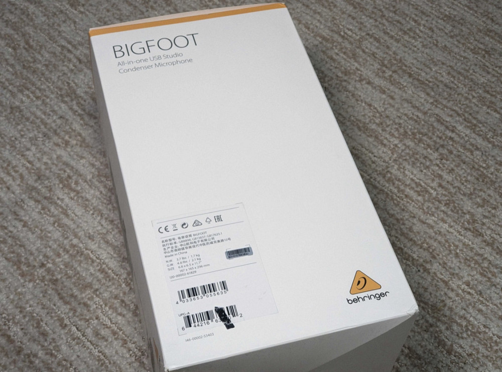 Студійний USB конденсаторний мікрофон Behringer Bigfoot Харків - фото 4