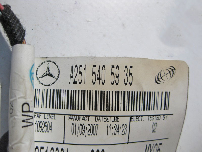 Mercedes-Benz  A2515405935 Джгут електропроводки центрального дефлектора обдування приладової панелі ML W164 GL X164 Одеса - фото 3
