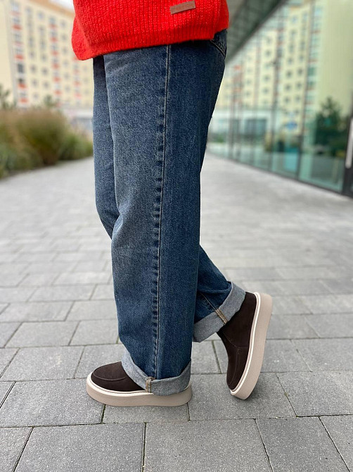 Жіночі черевики GREMMY коричневі натуральна замша з хутром высота 8см размер 36-40 (5716) Коломыя - изображение 6