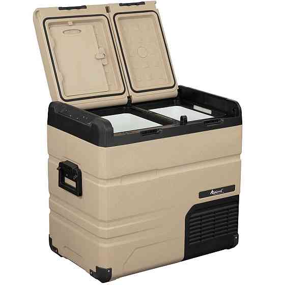 Компрессорный автохолодильник Alpicool TA55 (LG Compressor). Двухкамерный. До -20℃. Питание – 12, 24, 220 Киев