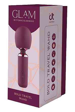 Вібратор мікрофон Deam Toys Glam Bold Travel Wand, фіолетовий Sex Aura Київ