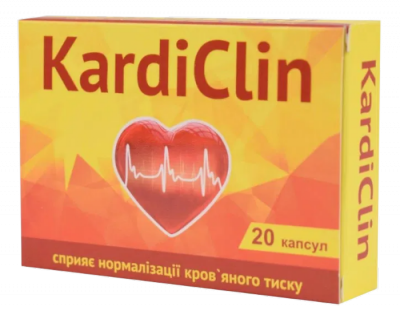 KARDICLIN (Кардіклін) натуральний засіб для нормалізації кров'яного тиску Дніпро