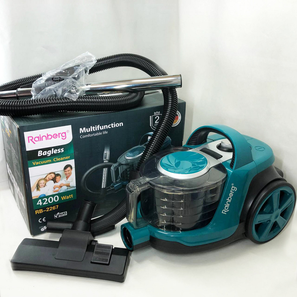 Надійний колбовий пилосос для пилу Rainberg, Пилосос циклонного типу з нера фільтром DZ-31 Львів - фото 4