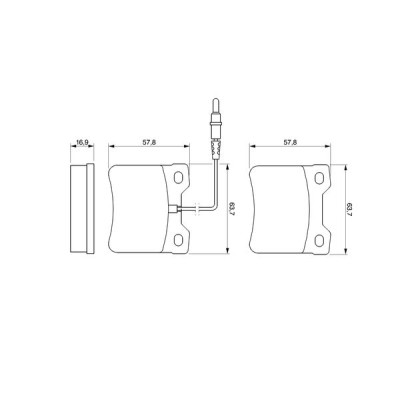 Гальмівні колодки Bosch 0 986 494 000 Вінниця - фото 4