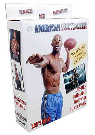 Секс лялька Lalka American Footballer Male Doll Sex Aura Київ
