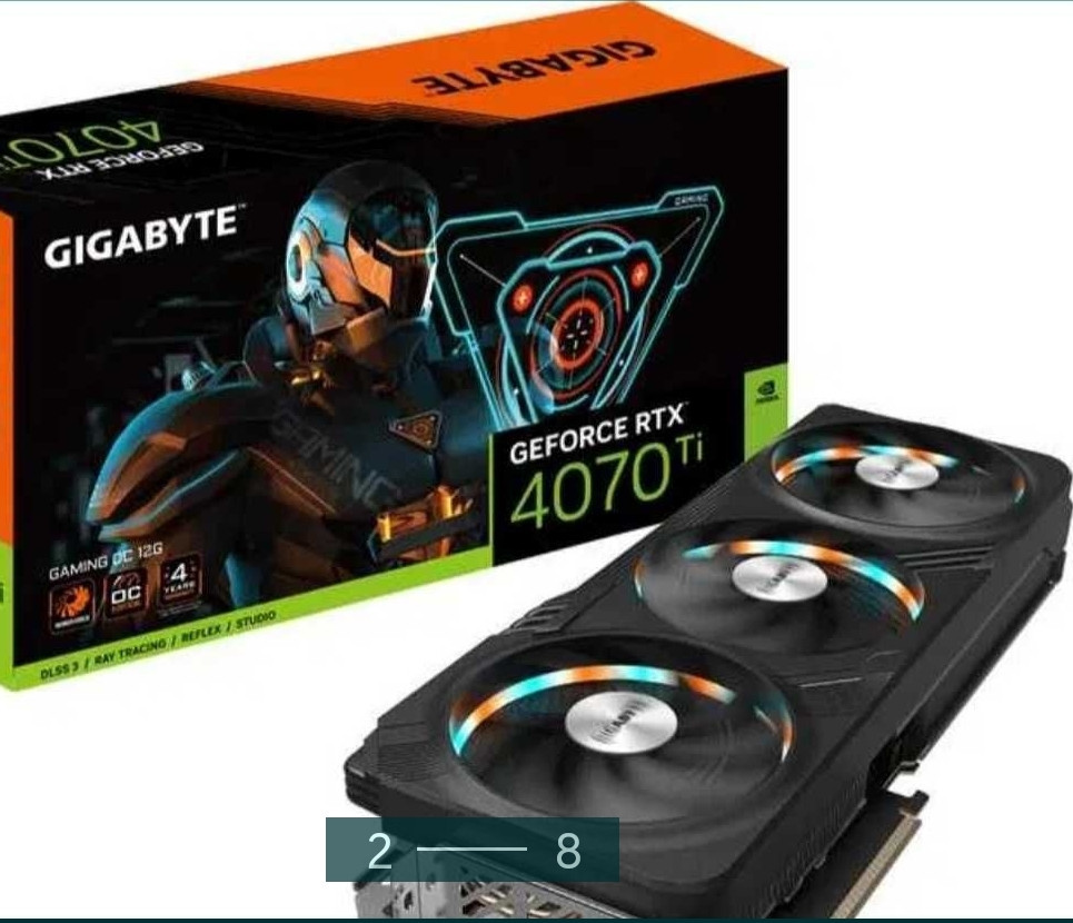 Видеокарта RTX 4070 Ti GIGABATE Gaming OC Киев - изображение 7