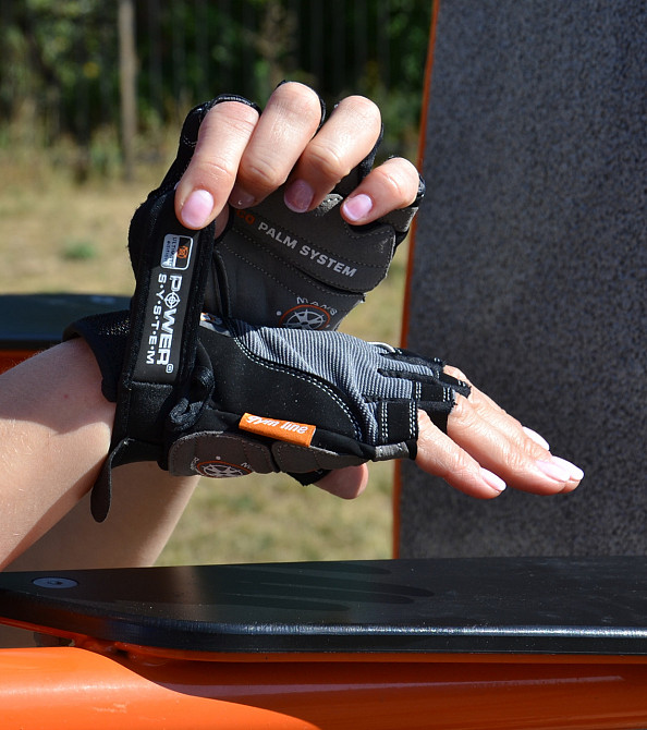 Рукавички для фітнесу Power System PS-2580 Man’s Power Black/Grey XS Луцк - изображение 10