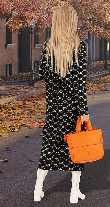 Двойное вязаное платье (42-44) Киев - изображение 2