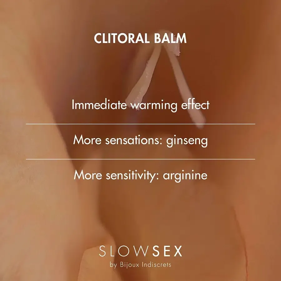 Розігрівальний бальзам для клітора Bijoux Indiscrets Slow Sex Clitoral balm Львів - фото 4