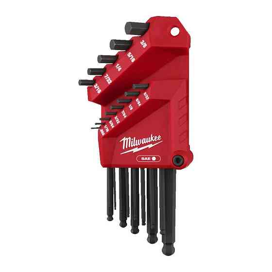 Набор ключей Г-образных шестигранных дюймовых HEX MILWAUKEE (3/8'', 5/16', 1/4'', 7/32'', 3/16'', 5/32', 9/64’, 1/8’, 7/64’’’’ Одесса
