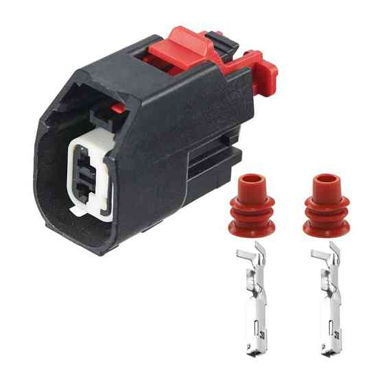 Роз'єм конектор 2-кон., Топл, Форсунка Uscar, 13627749, APTIV (Delphi) Америка, Японія Багато Ford, Mazda Київ