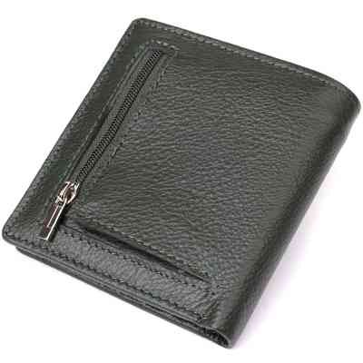 Гаманець ST Leather З натуральної шкіри Зелений (23093) Вінниця