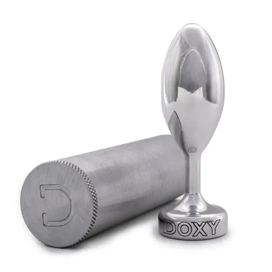 Металева анальна пробка DOXY Butt Plug SMOOTH, гладенька, діаметр 3,3 см Львів