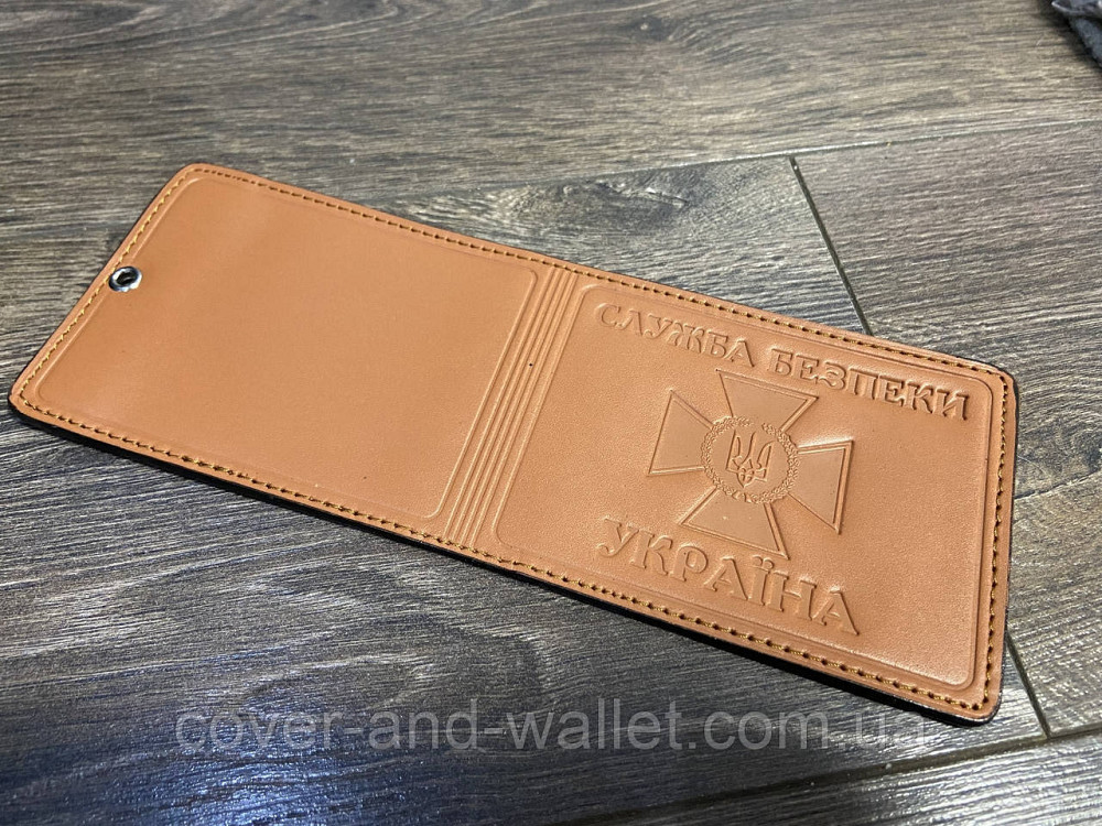 Обложка кожаная на удостоверение 