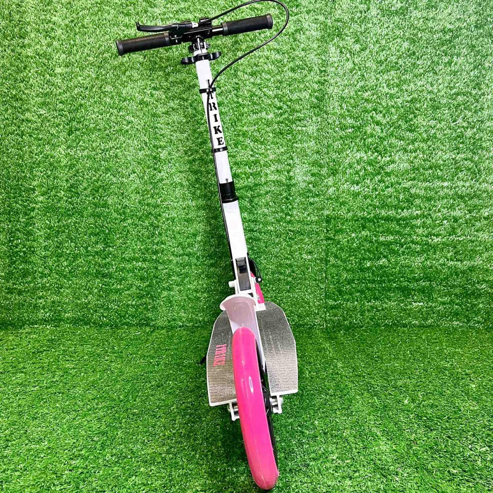 Самокат iTrike двоколісний складаний з ручним гальмом Білий з рожевим (SR 2-049-1-WP) Чернигов - изображение 7