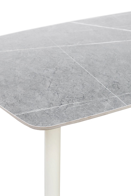 Стіл КИПАРИС 120*80, білий/ сірий мармур Киев - изображение 4