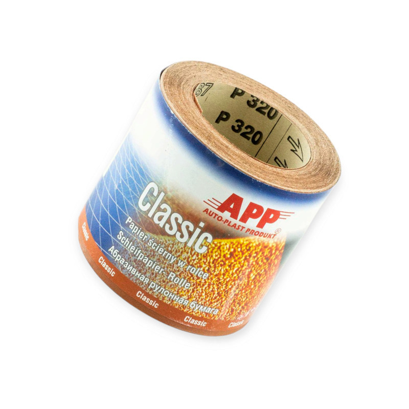Папір наждачний APP 320 (115мм*25) рулон Мукачево - фото 1