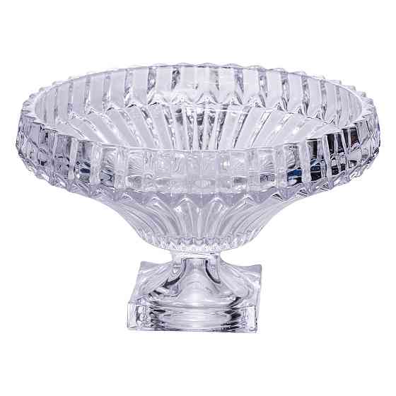 Фруктовниця скляна на ніжці Ø29 (см) Прозора HP-19-139RB Коломыя
