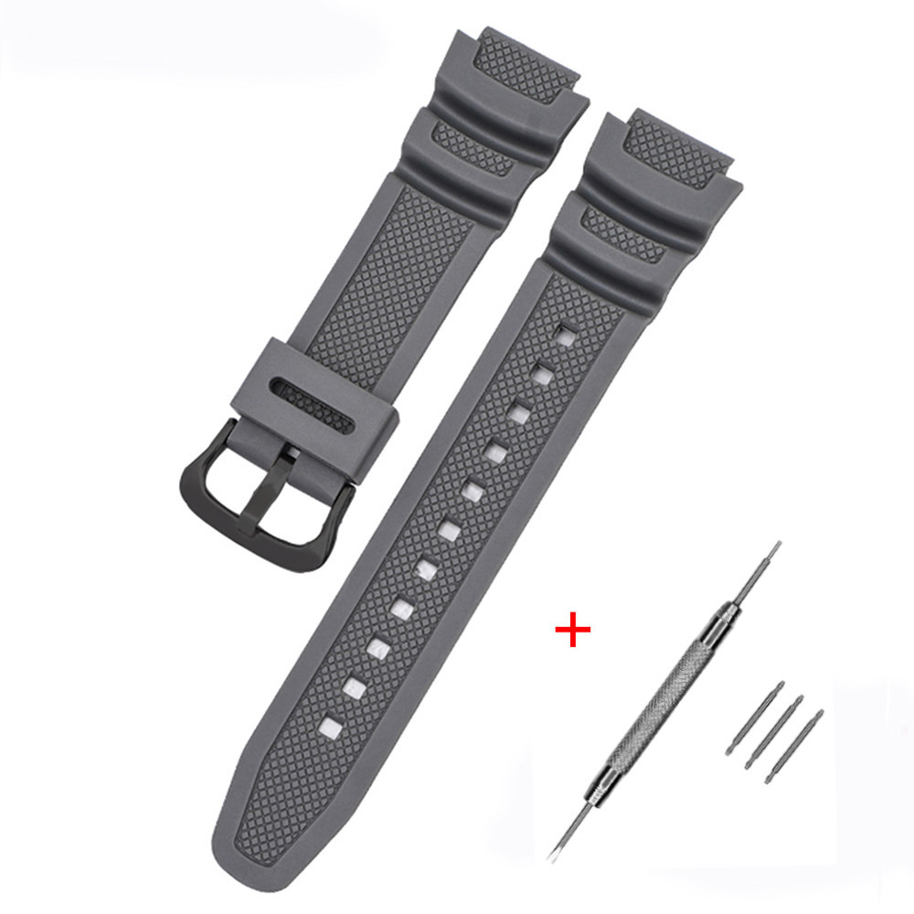 Ремінець для Casio G-Shock AE-1000/1200 Gray BK SBR Київ - фото 1