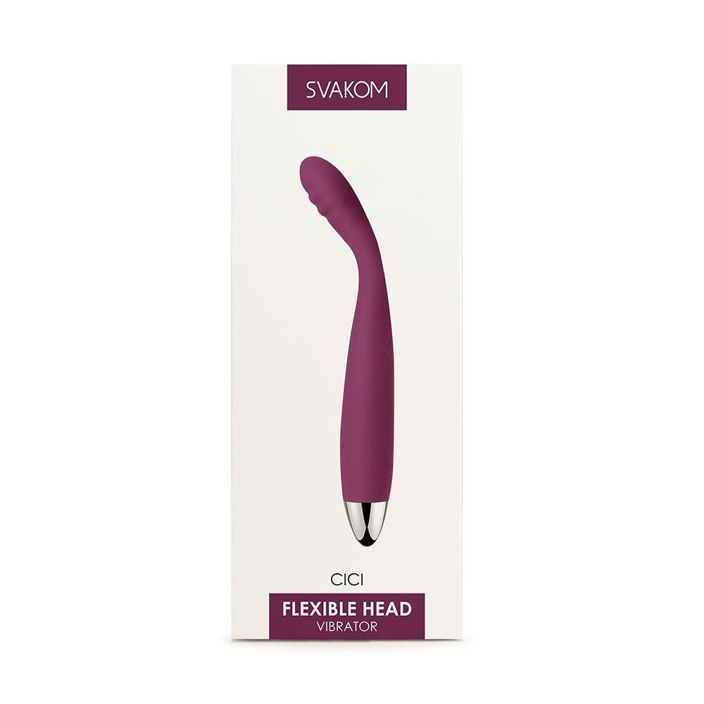 Тонкий вібратор точки G Svakom Cici Violet Sex Aura Київ - фото 8