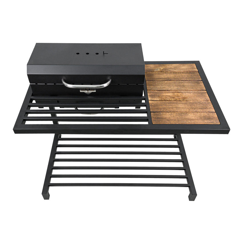 Мангал барбекю гриль BBQ desk Daddy Smoke на 12 шампурів Київ - фото 4