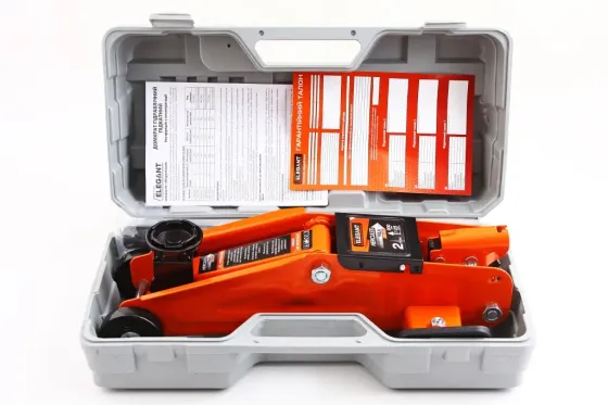 Домкрат гідравлічний підкатній 2 т 125-300м пласт. уп. Elegant Вінниця