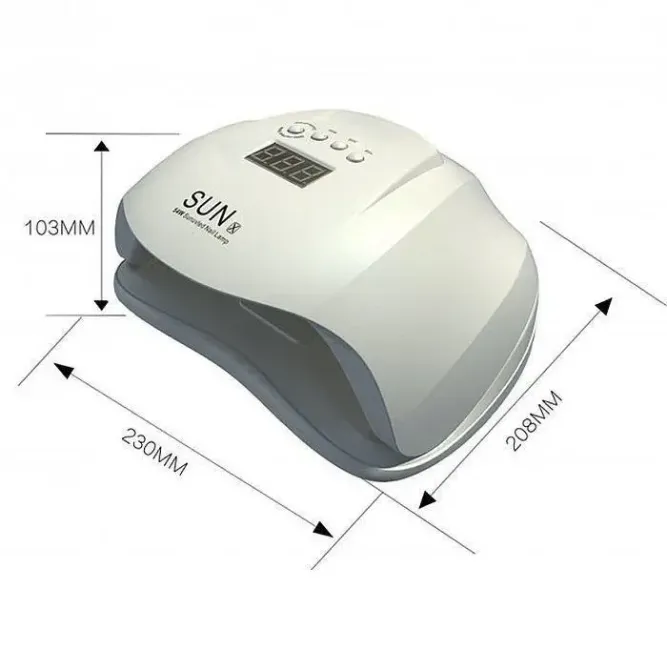 Лампа для сушки ногтей Sun X 54W LED Белый Коломыя - изображение 5