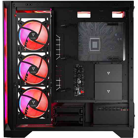 Корпус Modecom VOLCANO EXPANSE S ARGB 4x140mm fans MIDI USB 3.0x2+TYPE-C BLACK без БЖ ATX Вінниця