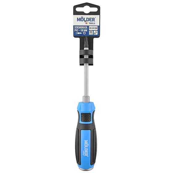 Викрутка Molder хрестова, ударна з шестигранною опорою PH2x100mm Киев