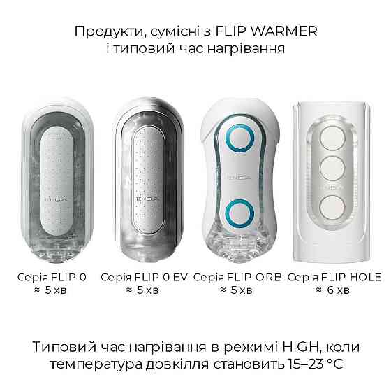 Набір мастурбатора із нагрівачем Tenga Flip Zero Red + Flip Warmer Sex Aura Київ