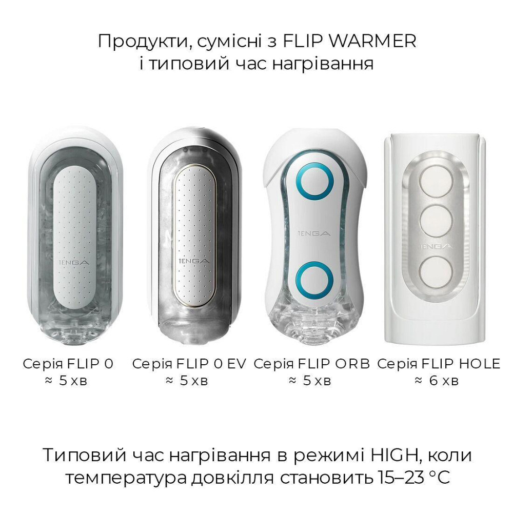 Набір мастурбатора із нагрівачем Tenga Flip Zero Red + Flip Warmer Sex Aura Київ - фото 6