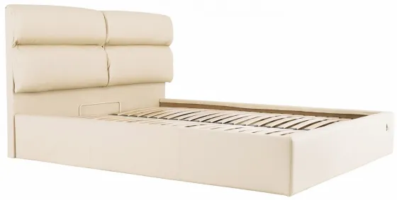 Кровать Oxford Comfort 140 х 190 см Fly 2207 С подъемным механизмом и нишей для белья Бежевый Киев