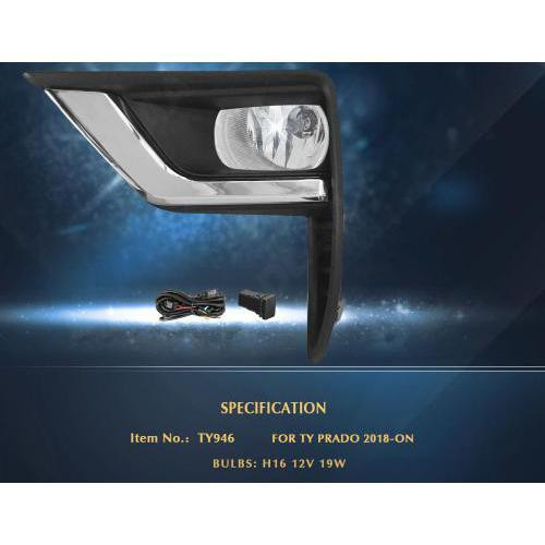 Дополнительные фары для Toyota Prado FJ150 2017-2020 TY-946A H11 12V55W с электрической проводкой Харьков - изображение 3