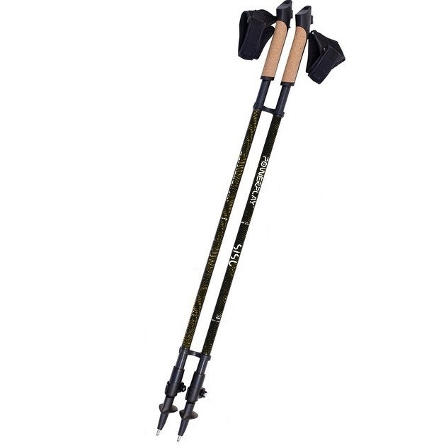 Палки для скандинавской ходьбы треккинговые палки туристические для спортивной ходьбы PowerP 9105 Sisu Black Киев - изображение 2