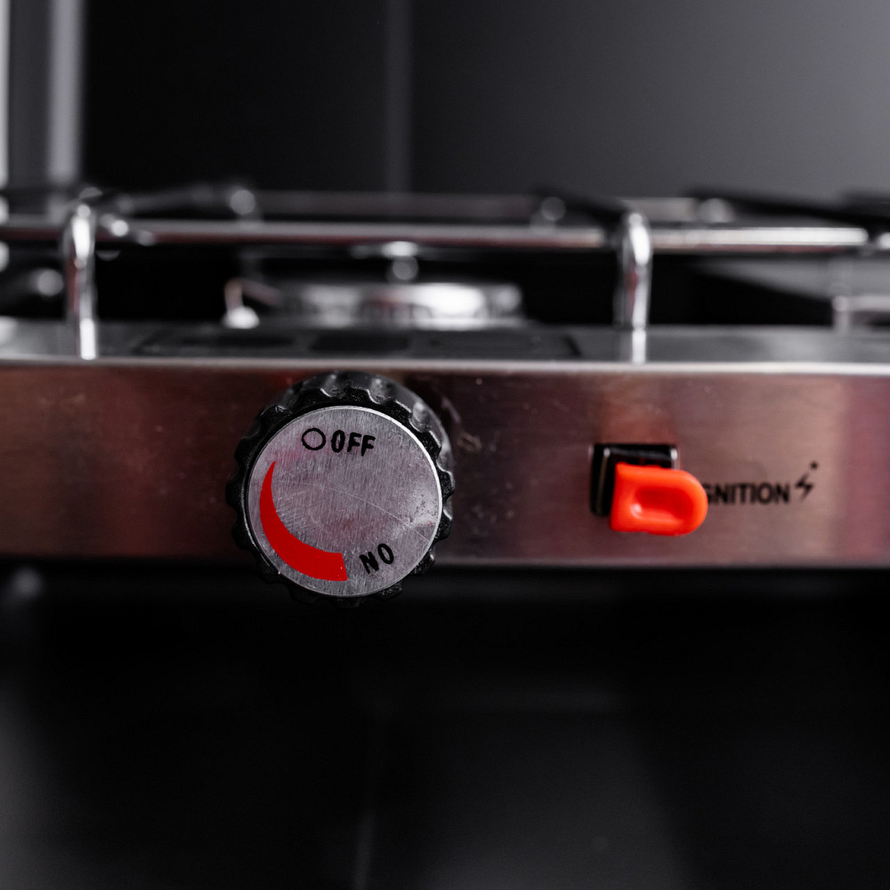 Газова плита портативна туристична з п'єзопідпалом HP-DS3-7 чорна газова плита настільна Коломыя - изображение 8