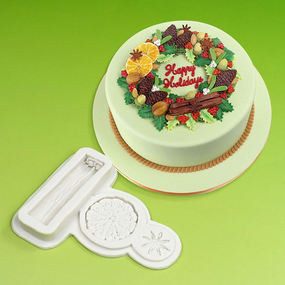 Молд силиконовый Апельсин и специи 100 на 121 мм серый Киев - изображение 12