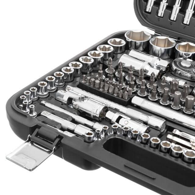 Набір інструментів INTERTOOL 1/2 "& 3/8" & 1/4 ", 156од., Cr-V STORM - якісний набір інструменту Львів - фото 4