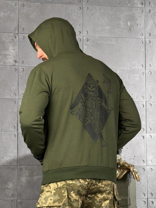 Худі maklin воїн оливи ВТ3837 Одеса - фото 2