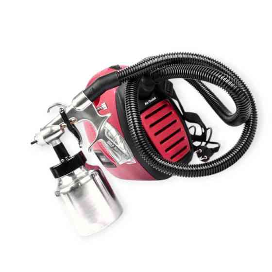 Пистолет покрасочный электрический d-1.8, 600 Вт с метал. бачком 1.0л, 450-550 мл/мин HVLP Мукачево